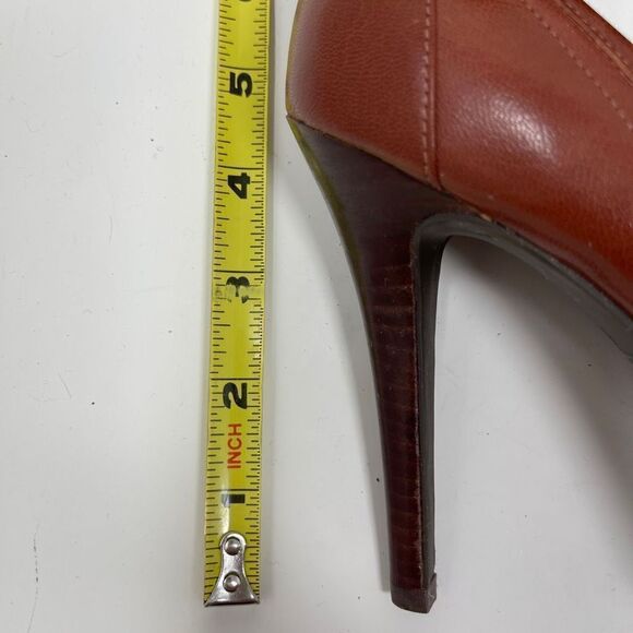 Nine West DancinDark Women's Classic Platform Pumps Slip On Brown Size 6.5 - Picture 6 of 13